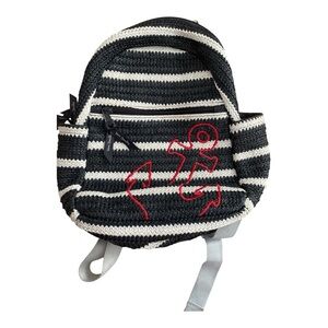 Vera Bradley Anchors Away Mini Backpack with Nautical Charm